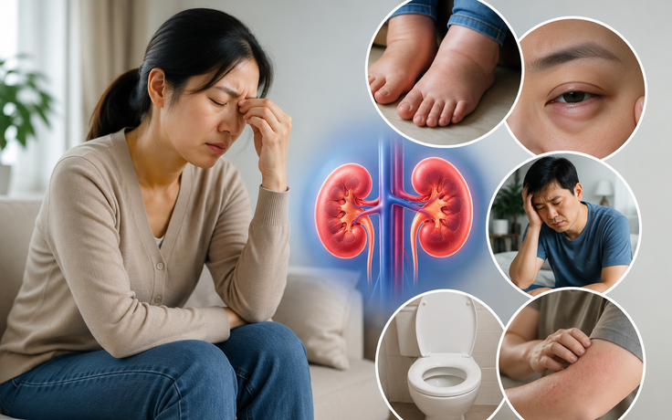 Bác sĩ cảnh báo những dấu hiệu bệnh thận không nằm ở thận