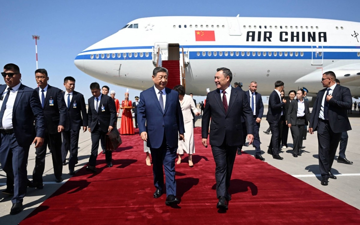 Ông Putin và ông Tập dự hội nghị Tổ chức Hợp tác Thượng Hải ở Kyrgyzstan