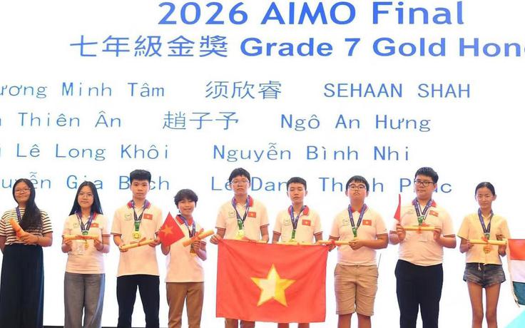Học sinh Việt Nam thắng lớn tại Đấu trường toán học châu Á