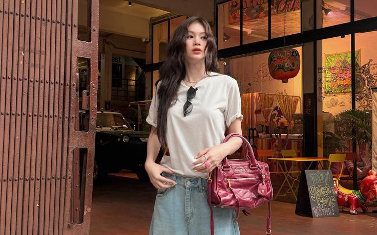 Chẳng cần cầu kỳ, một chiếc áo thun đơn giản là tự tin xuống phố