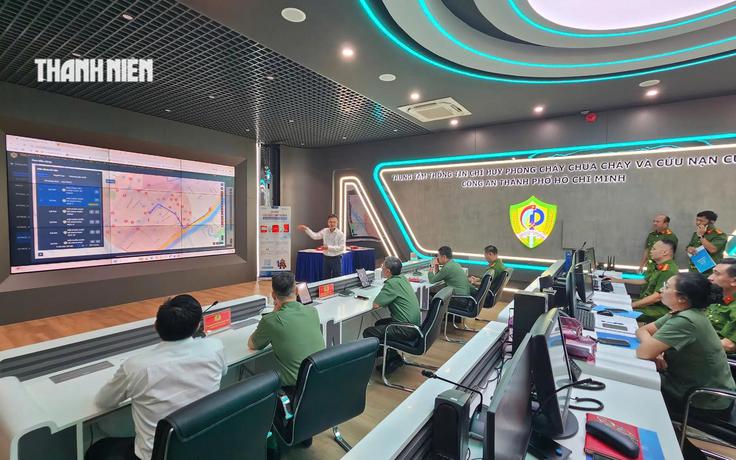 Công an TP.HCM ra mắt Trung tâm Thông tin chỉ huy 114 hiện đại