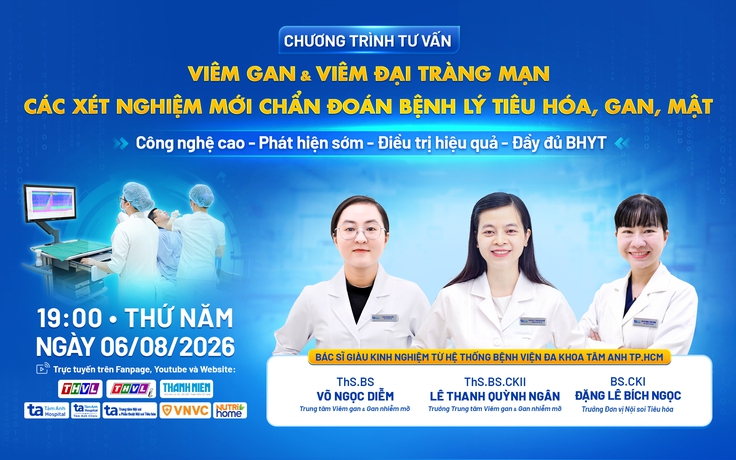Viêm gan, viêm đại tràng mạn, xét nghiệm mới chẩn đoán bệnh tiêu hóa, gan, mật