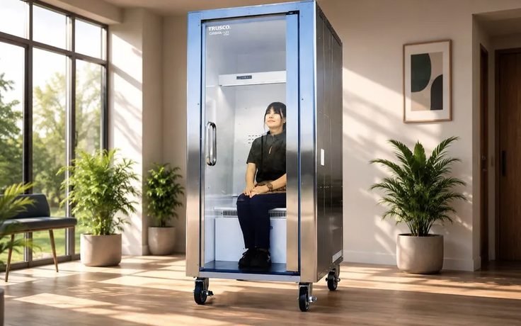 Quá nắng nóng, Nhật Bản sáng chế tủ lạnh cho người