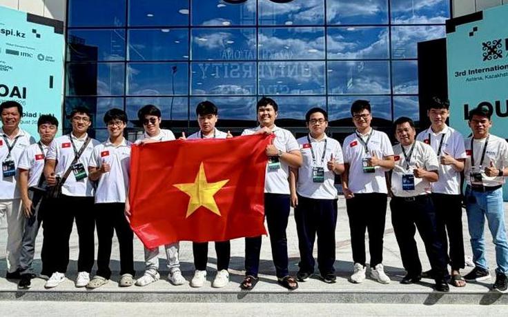 Học sinh Việt Nam giành 7 huy chương tại Olympic trí tuệ nhân tạo quốc tế
