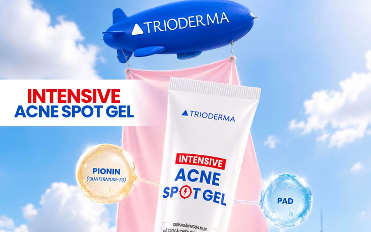 Gel chấm mụn viêm Trioderma Intensive Acne Spot: Mảnh ghép mới chăm sóc da dầu mụn