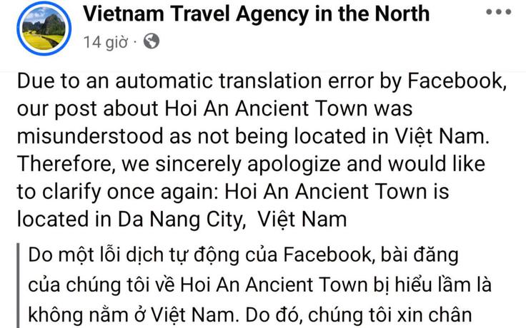 Vietnam Travel Agency in the North nói gì khi hình ảnh Hội An gắn 'ở Trung Quốc'?