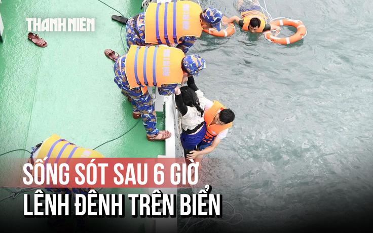 Kỳ diệu nữ du khách sống sót sau 6 giờ lênh đênh trên biển Mũi Nghê