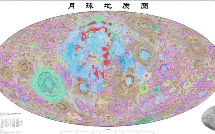Trung Quốc tuyên bố viết lại bản đồ địa chất của toàn bộ trên mặt trăng
