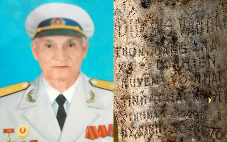 Người khắc tên 'liệt sĩ Dương Văn Hải' lên tấm nhôm: 'Tôi nhận ra nét chữ mình'