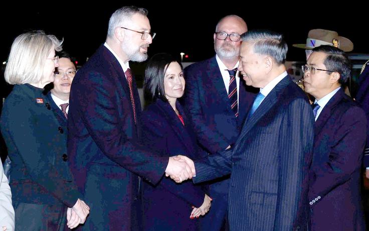 Tổng Bí thư, Chủ tịch nước Tô Lâm bắt đầu thăm cấp Nhà nước Úc