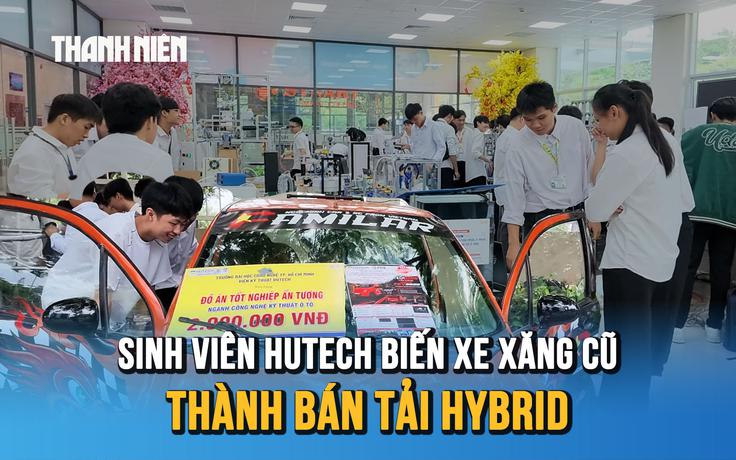 HUTECH TECHSHOW 2026: Dấu ấn với các đồ án ứng dụng AI, IoT và xe 'xanh'