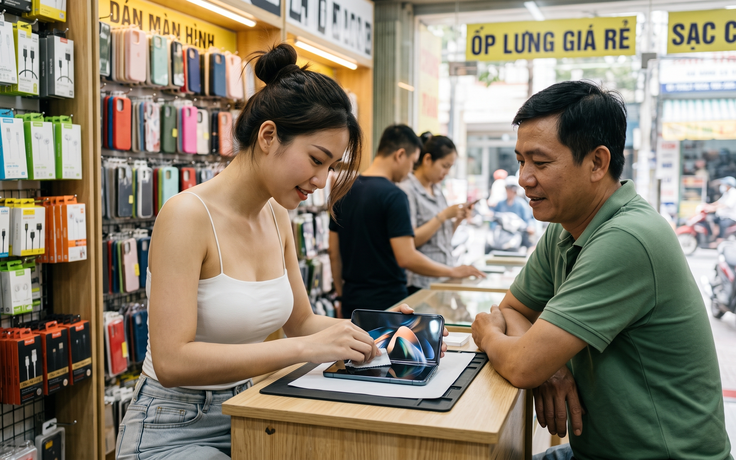 Vì sao không nên tự dán kính cường lực cho điện thoại gập?