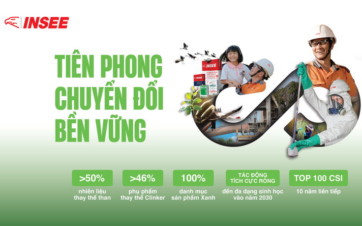 INSEE Việt Nam kiên định hành trình xanh hóa sản xuất, kiến tạo giá trị bền vững