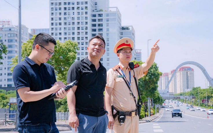 Sẽ phạt nguội chạy quá tốc độ, vi phạm khoảng cách an toàn trên cầu Nhật Tân