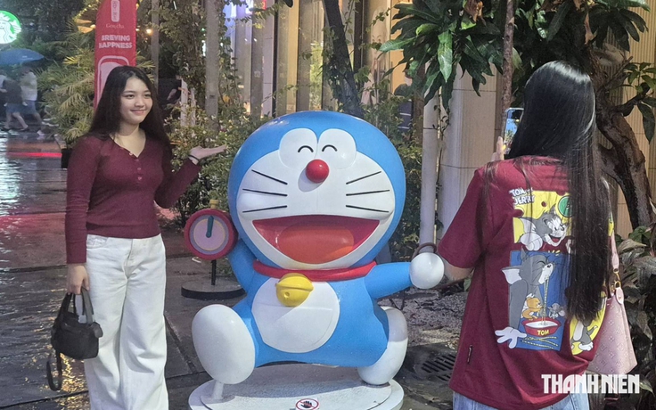 Rủ nhau đến nơi này để tha hồ check-in miễn phí với 'biệt đội' Doraemon