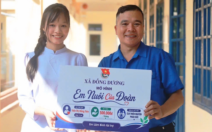‘Em nuôi của Đoàn’: Góp một phần sẻ chia, giữ bước chân học trò đến trường