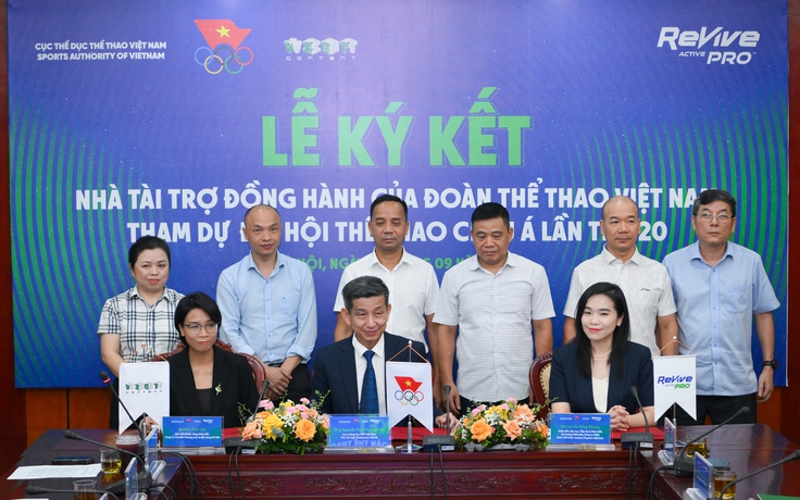 Suntory PepsiCo Việt Nam & Revive đồng hành cùng Đoàn Thể thao Việt Nam tại ASIAD 2026
