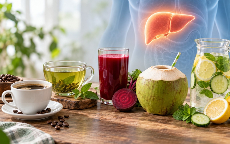 Ngoài nước lọc, 5 đồ uống giúp gan khỏe hơn