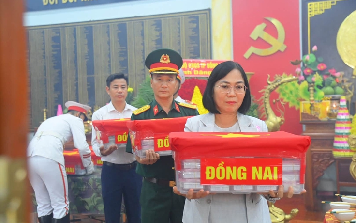 Đồng Nai bàn giao 4.618 mẫu hài cốt liệt sĩ để giám định ADN