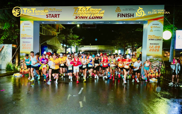 Rực rỡ sắc màu và cảm xúc tại T&T Group Marathon Vĩnh Long