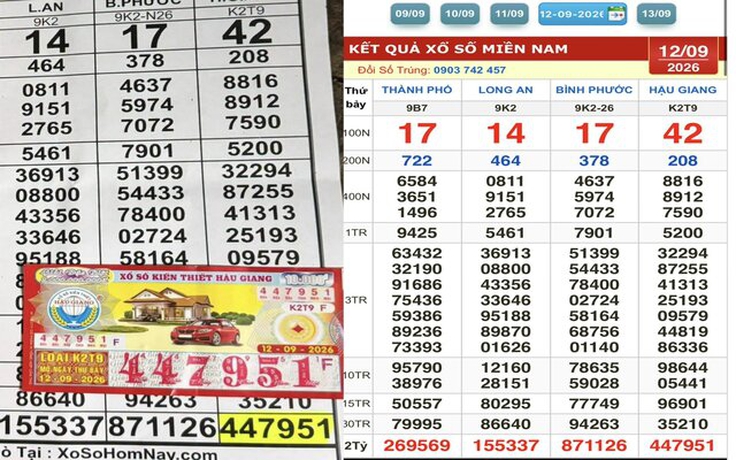 Người đàn ông trúng độc đắc 2 tỉ xổ số miền Nam, nhận thưởng trong đêm