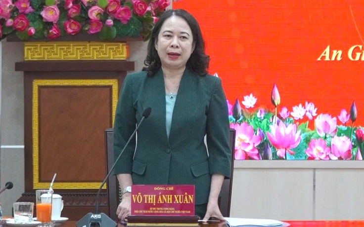 Phó chủ tịch nước Võ Thị Ánh Xuân: An Giang cần bồi dưỡng, quy hoạch cán bộ