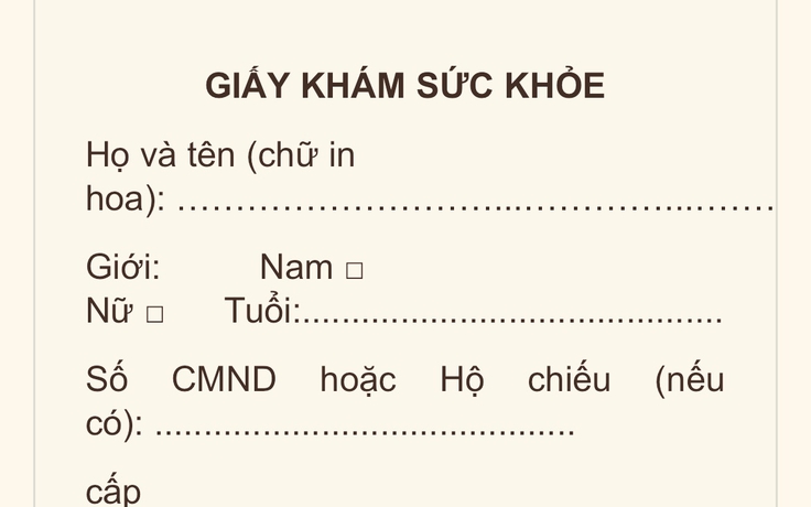 Bộ Y tế yêu cầu xác minh việc cấp giấy khám sức khỏe 'siêu tốc'