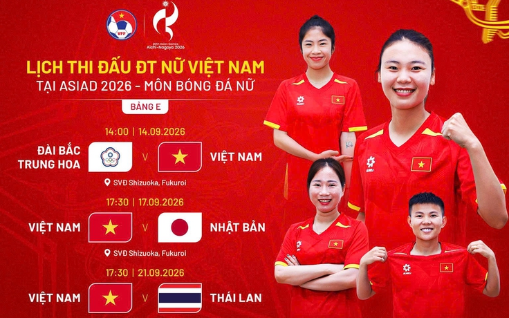 VTV sẽ phát trực tiếp trận đội tuyển nữ Việt Nam - Đài Loan?