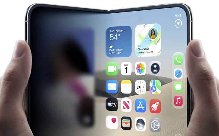 Hiệu ứng mở màn hình của iPhone Duo tạo nên xu hướng mới