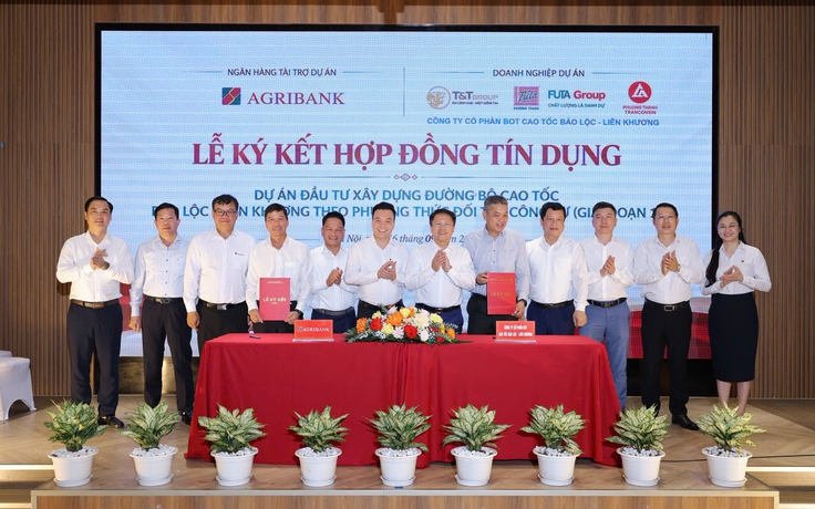 Agribank cấp gần 3.000 tỉ đồng vốn tín dụng cho cao tốc Bảo Lộc - Liên Khương