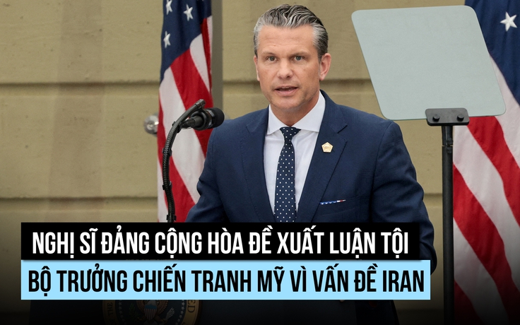 Nghị sĩ đảng Cộng hòa đề xuất luận tội Bộ trưởng Quốc phòng Mỹ