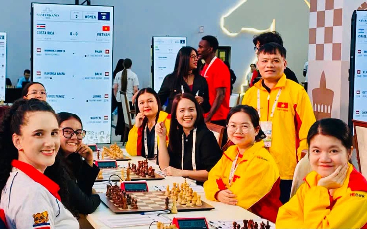Cờ vua Việt Nam tiếp mạch chiến thắng ở Olympiad 2026 