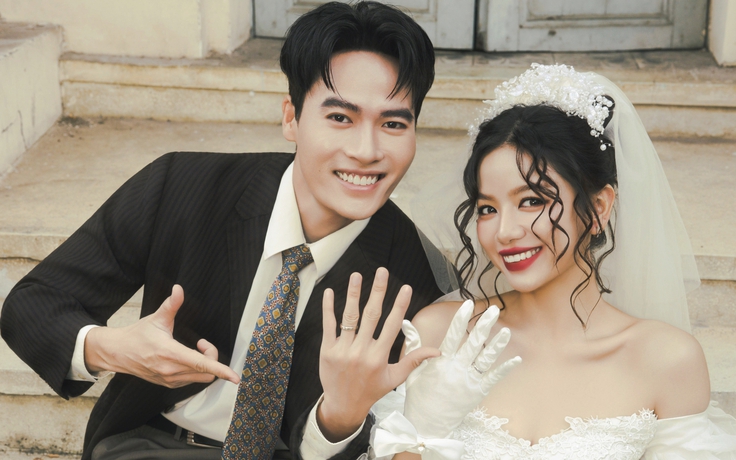 Sự thật về bộ ảnh cưới của 'O Hồng' Lê Hạ Anh và bạn diễn