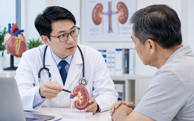 Khuyến cáo mới: Người bệnh tim mạch nên kiểm tra thận