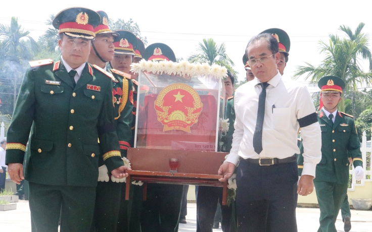 56 năm chờ đợi, 17 liệt sĩ được đưa trở về nơi từng chiến đấu