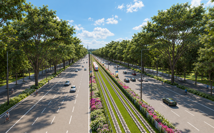 Diện mạo tương lai của 'đại lộ 10 làn xe' phục vụ APEC 2027