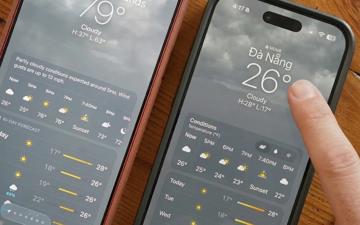Người dùng iPhone dễ theo dõi mưa gió hơn sau khi lên iOS 27