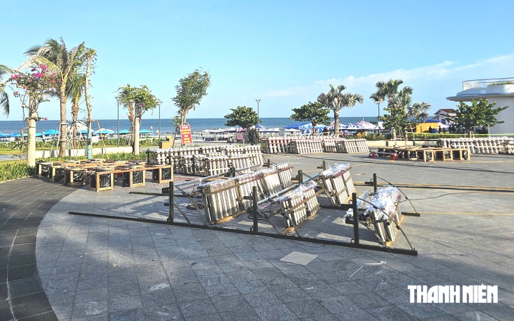 Bắn pháo hoa ở tháp Tam Thắng, đứng ở đâu để thấy pháo nổ hình trái tim?