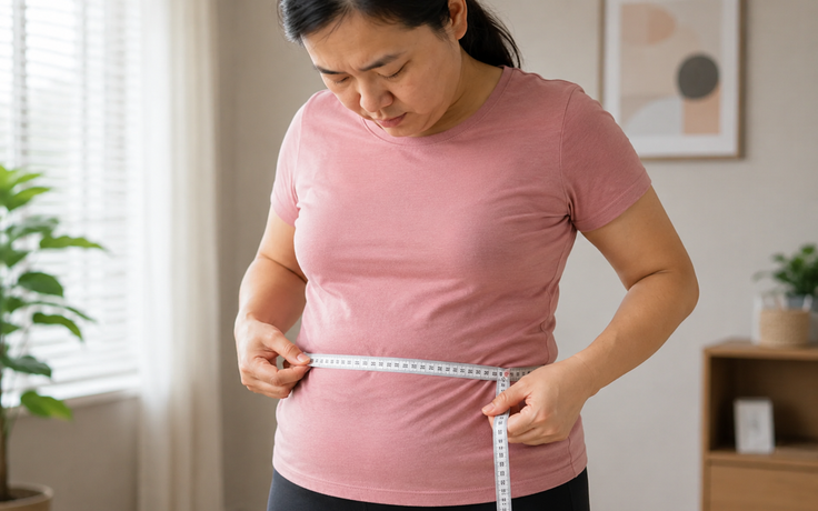 Giảm cân: Làm sao để biết mỡ nội tạng đang giảm?