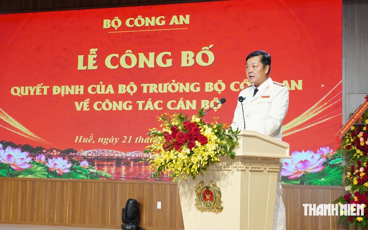 Phó giám đốc Công an TP.HCM Nguyễn Đình Dương làm Giám đốc Công an thành phố Huế