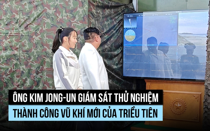 Ông Kim Jong-un giám sát thử nghiệm vũ khí mới của Triều Tiên