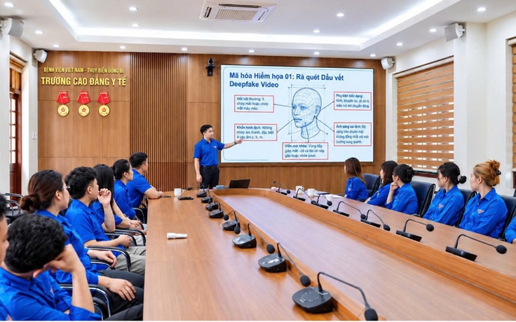 Học sinh lớp 8 làm video dạy nhau sử dụng mạng xã hội an toàn Học sinh lớp 8 làm video dạy nhau sử dụng mạng xã hội an toàn