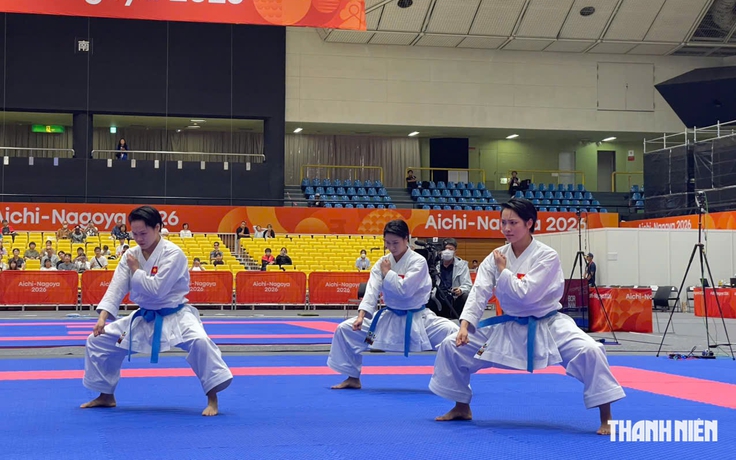 Đồng đội nữ kata Việt Nam tái lập kỳ tích HCV ASIAD