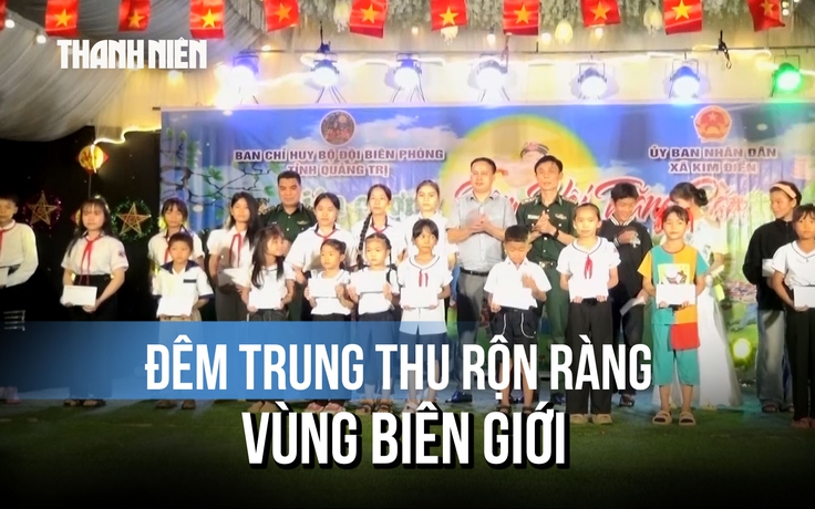 Đêm trung thu rộn ràng vùng biên giới Quảng Trị