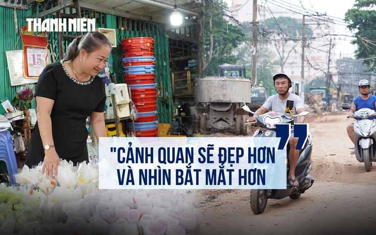 Tiểu thương kể cảnh chuyển từng chuyến hàng vì đường hẹp, nay đường vào chợ hoa sắp rộng 23 m