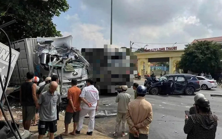 Va chạm liên hoàn trên QL1A, 1 người tử vong