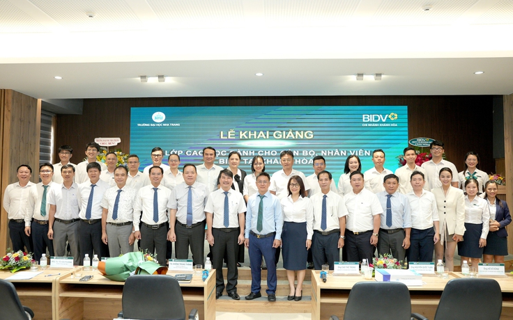 Trường ĐH Nha Trang đào tạo MBA cho cán bộ BIDV tại Khánh Hòa
