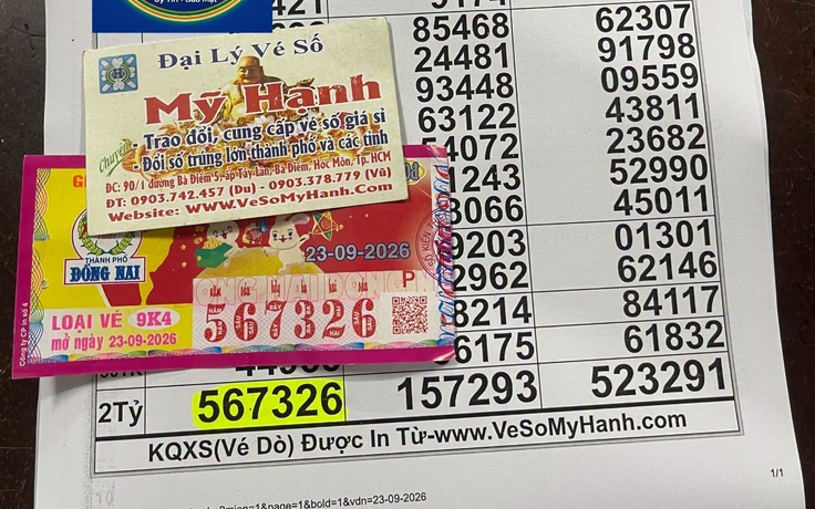 Mua vé số khi đang trông cháu, bà ngoại trúng độc đắc 2 tỉ xổ số miền Nam