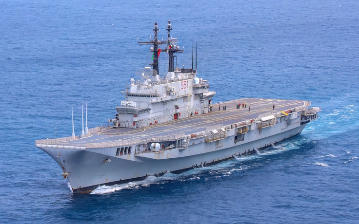 Indonesia đưa tàu sân bay đầu tiên vào biên chế