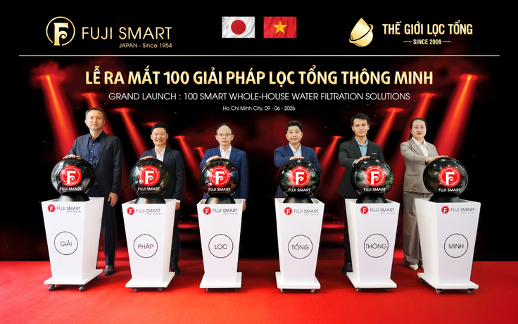 Fuji Smart Nhật Bản trình làng 100 giải pháp lọc nước tổng đầu nguồn tích hợp AI